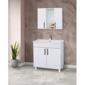 202 SAMARA Beyaz PVC Banyo Dolabı