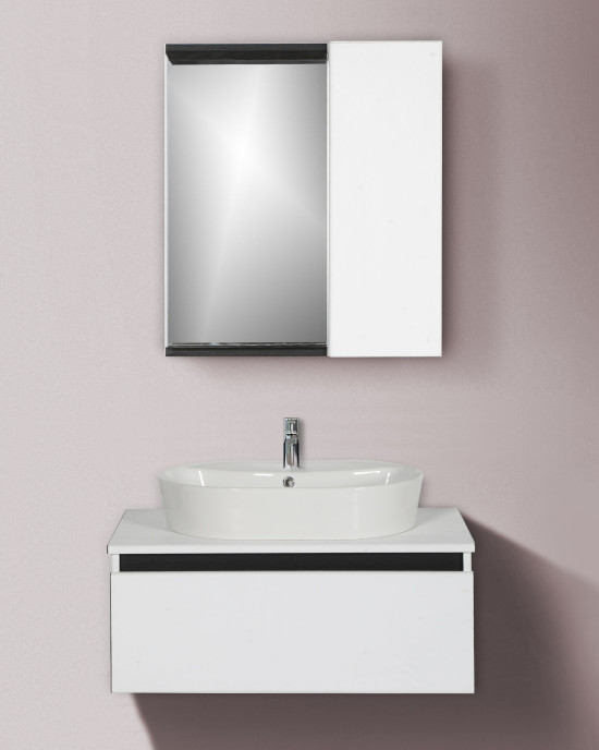 212 LİNE Beyaz PVC Banyo Dolabı